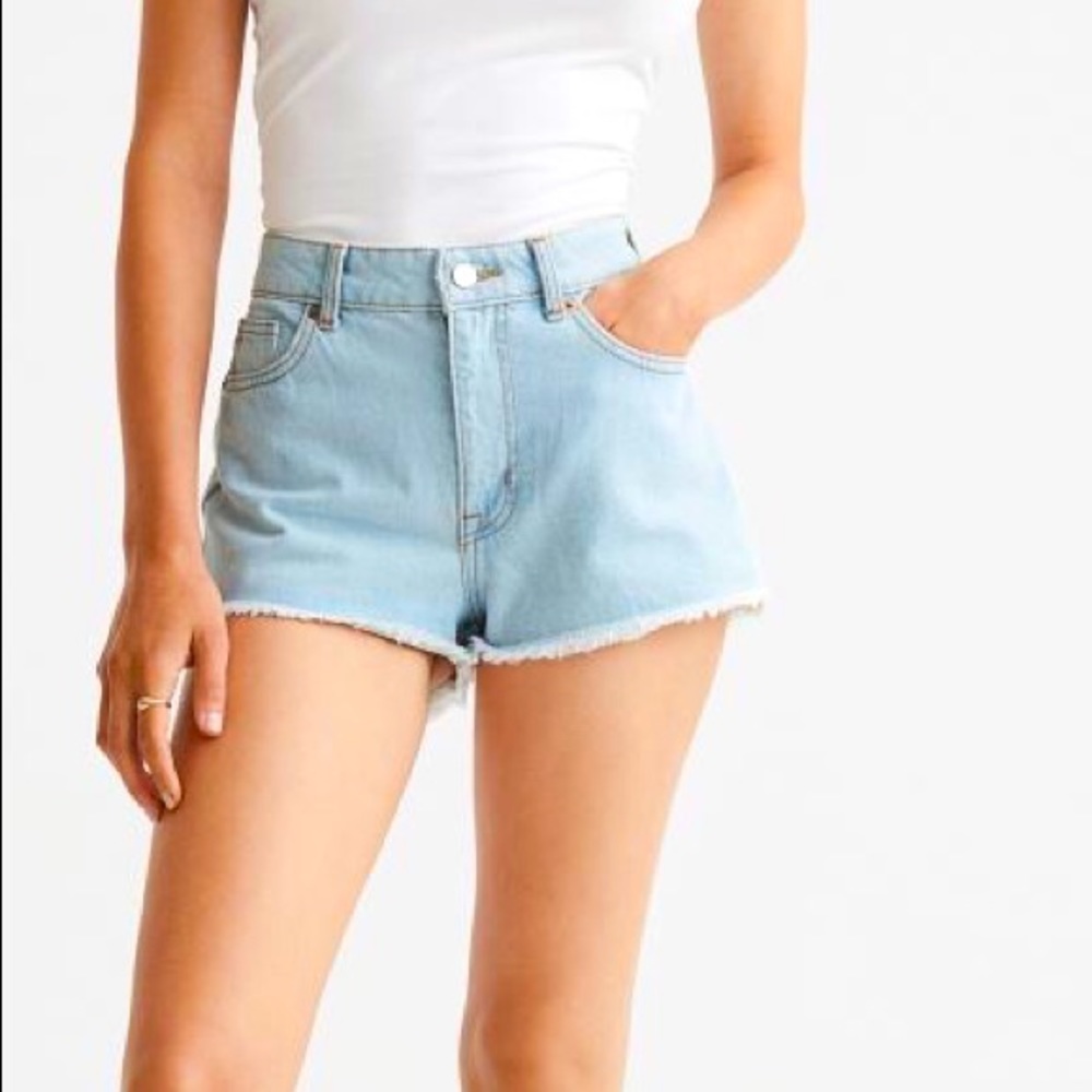 H&M denim jean shorts size 12